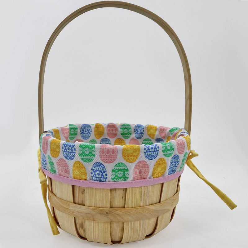 Round Wooden Decorative Easter Basket with Liner - Spritz™ | Target