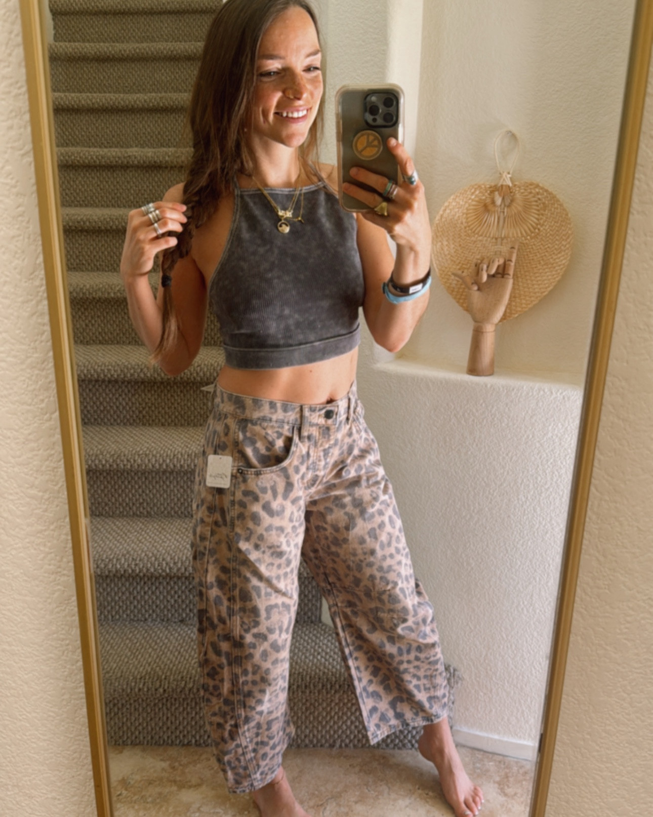 The only way to make free people barrel jeans better- make them in LEOPARD!✨🤎

#LTKStyleTip #LTKSeasonal
