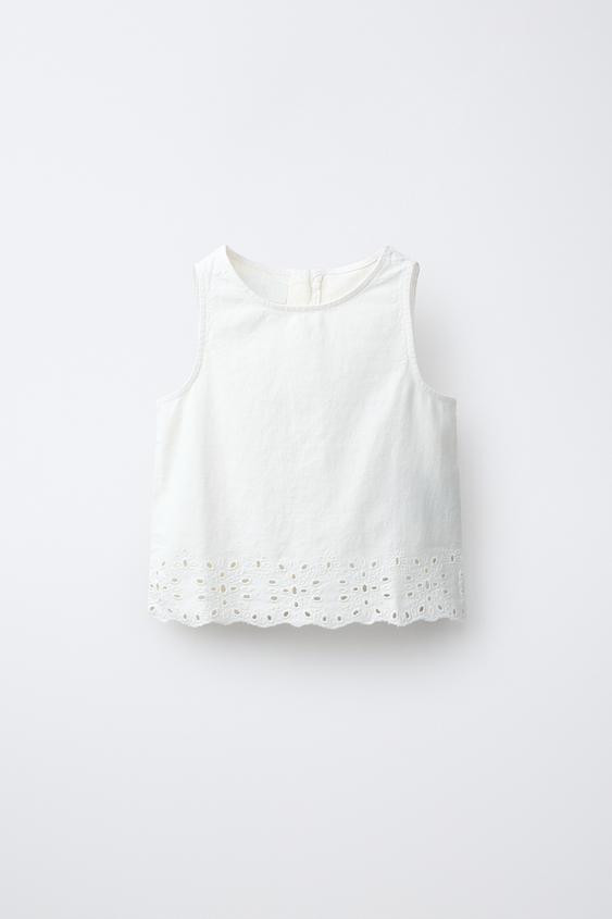 EMBROIDERED TOP | Zara US
