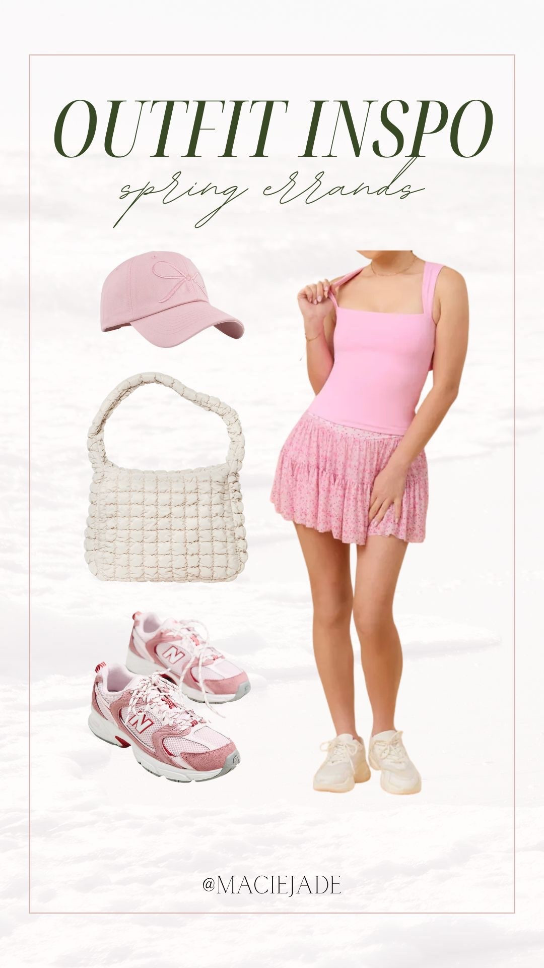 Spring errands outfit 💗 obsessed with this active tank and skort (with inner shorts + pockets) from Target! 🎯

Spring outfits, spring outfit, spring activewear, target activewear, target fashion, comfy sneakers, errands outfit ideas 

#LTKootd #LTKActive #LTKSeasonal