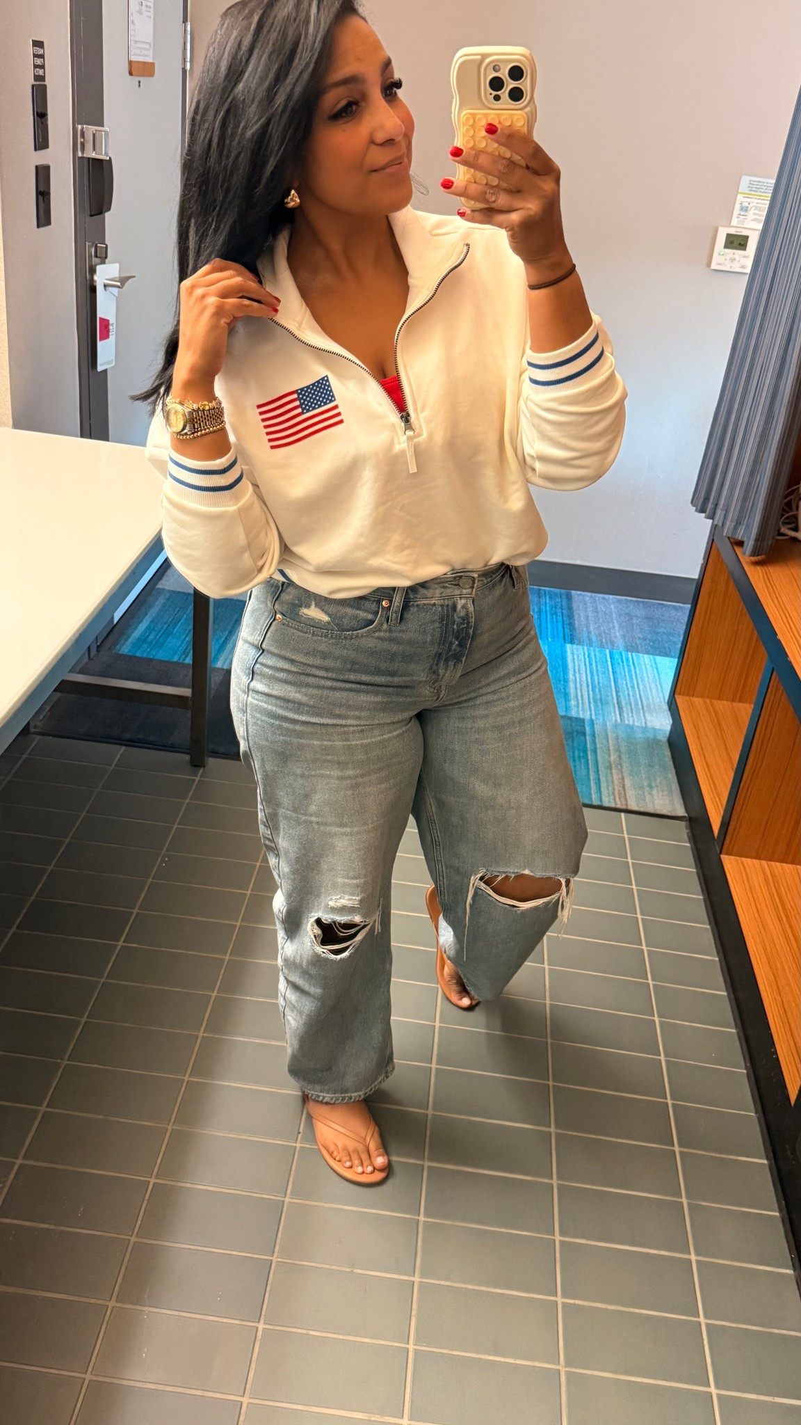 MDW outfit check✨🇺🇸🌊 #target ##mdw #gapjeans #gap 

#LTKSummerEdit #LTKMidsize #LTKSaleAlert