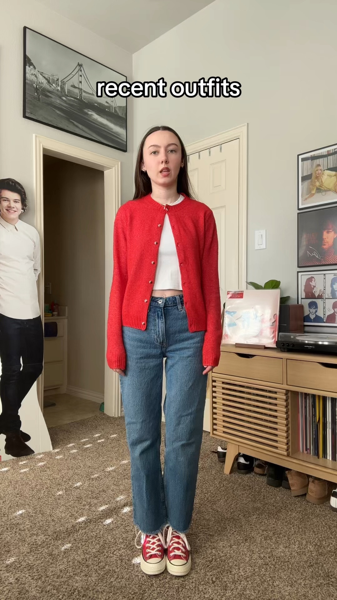 (all glasses from firmoo!)
outfit 1 -
cardigan: UO, shirt: brandy melville, jeans: A&F, shoes: converse

outfit 2 -
sweater: brandy melville, skirt: los angeles apparel, boots: dr martens

outfit 3 -
zip up: brandy melville, tank: hollister, jeans: hollister, shoes: the brand No Name

outfit 4 -
turtleneck: american eagle, jeans: hollister, boots: ugg, belt: target

outfit 5 -
shirt: cabela’s lmao, jeans: A&F, shoes: birkenstock

outfit 6 -
sweater: thrifted, jeans: pacsun, shoes: adidas

outfit 7 -
shirt: george michael merch, longsleeve: brandy melville, skirt: motel rocks, boots: dr martens

outfit 8 -
cardigan: hollister, jeans: A&F, loafers: dr martens