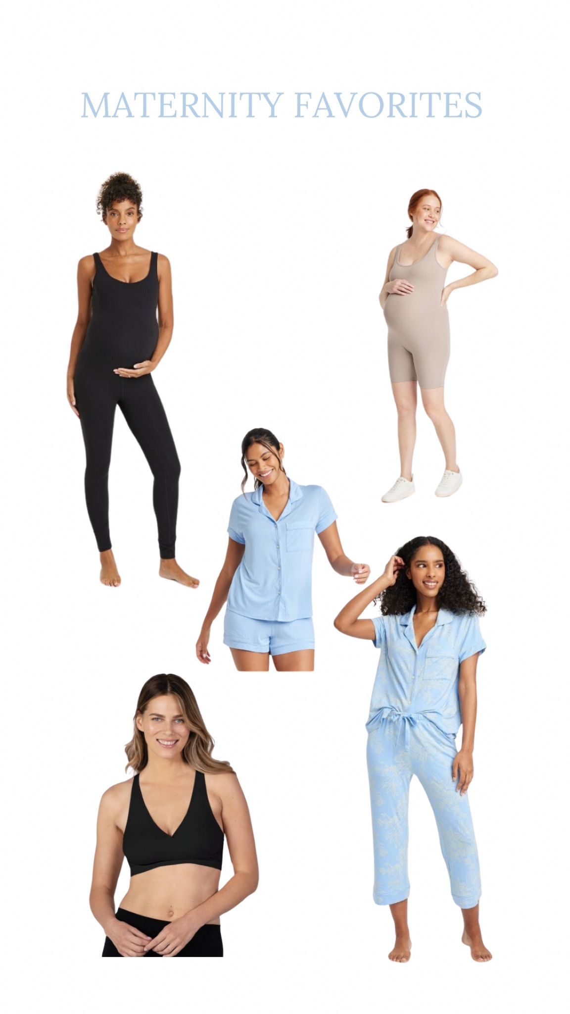 Favorite maternity loungewear and nursing friendly pajamas at Target! I love how soft their maternity clothing is! 

#LTKbaby #LTKfindsunder50 #LTKbump