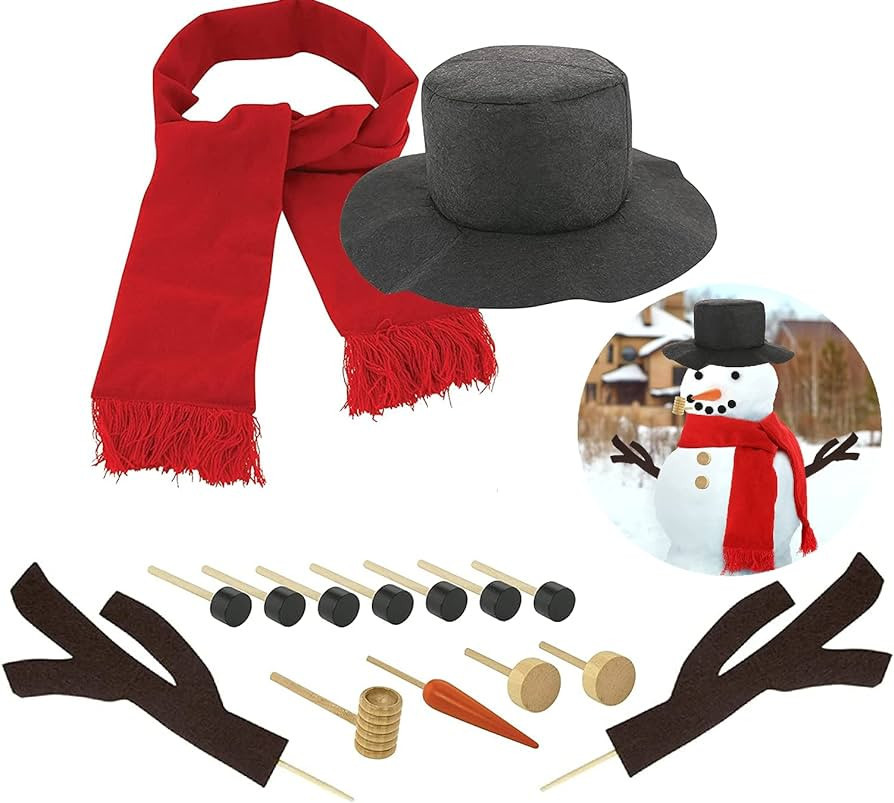 Kovot Build a Snowman Decorating Kit - 15 Pieces Included! | Amazon (US)
