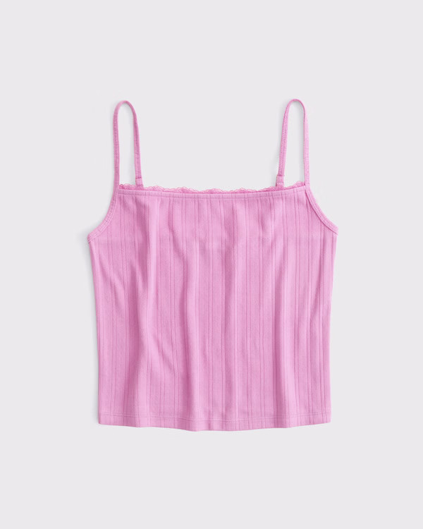 Pointelle Sleep Cami | Abercrombie & Fitch (US)
