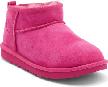 Kids' Classic Ultra Water Resistant Genuine Shearling Mini Boot | Nordstrom