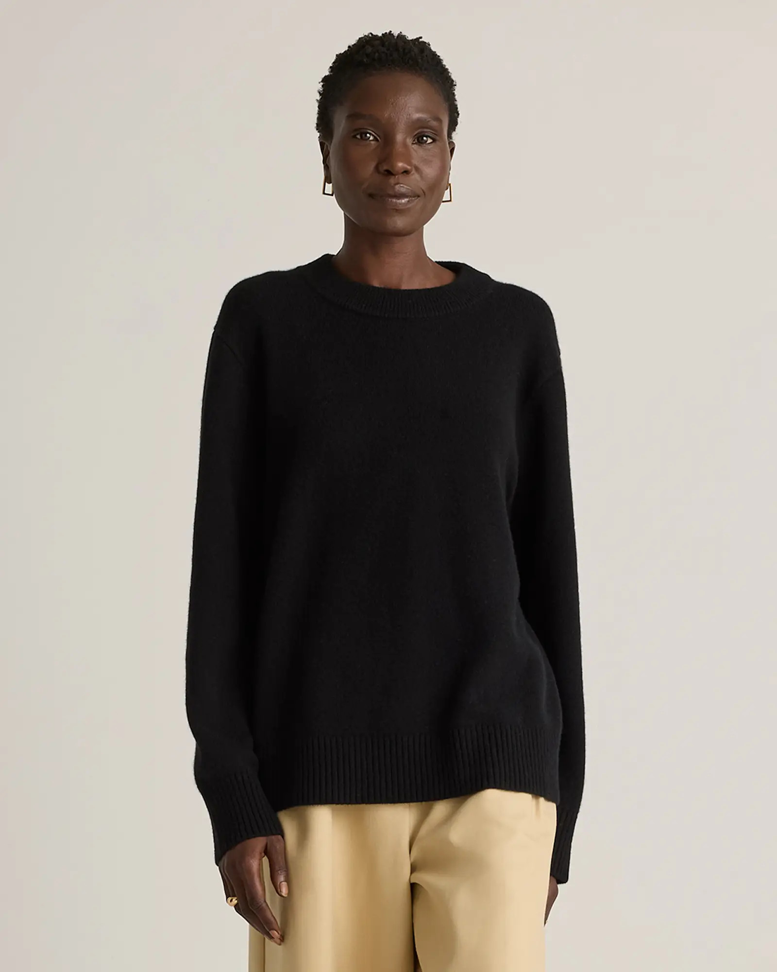 Mongolian Cashmere Oversized Crewneck Sweater | Quince