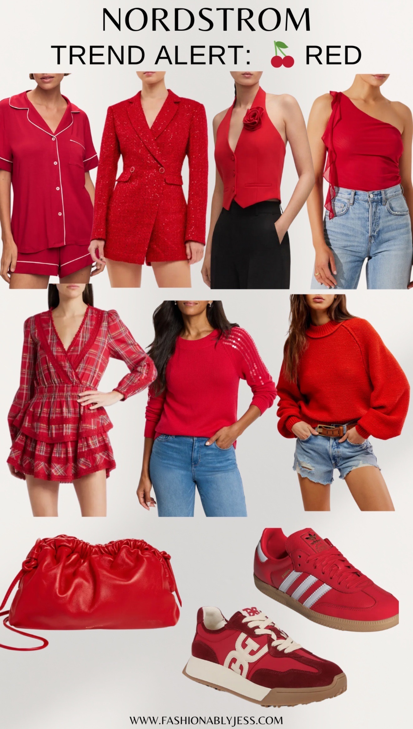 Cute new outfits from Nordstrom! Loving this red trend 

#LTKFindsUnder100 #LTKStyleTip #LTKOver40
