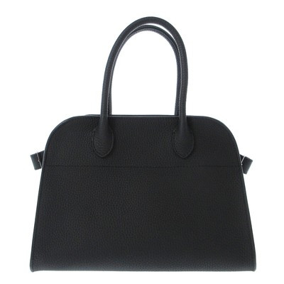 Auth THE ROW Soft Margaux 10 W1190 L133 Black Soft Grain Calf - Handbag  | eBay | eBay US