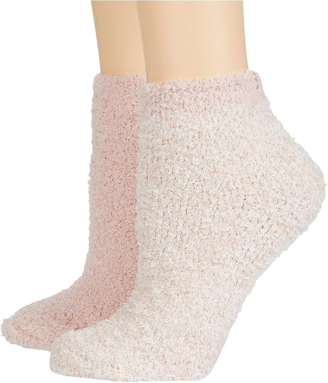 Barefoot Dreams CozyChic 2 Pair Tennis Sock Set, Plush Socks, Set of 2 | Amazon (US)
