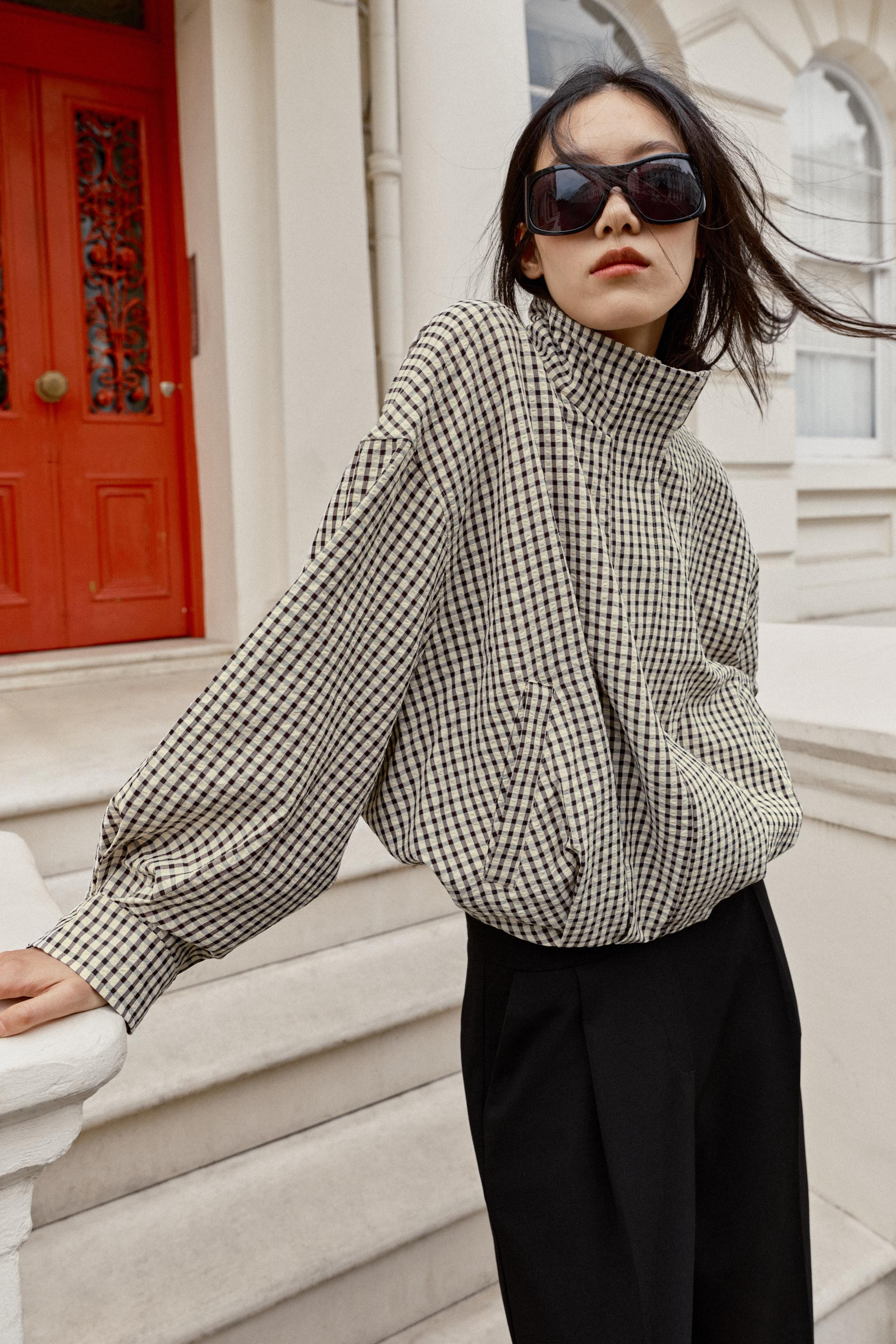 PLAID BOMBER JACKET | Zara US