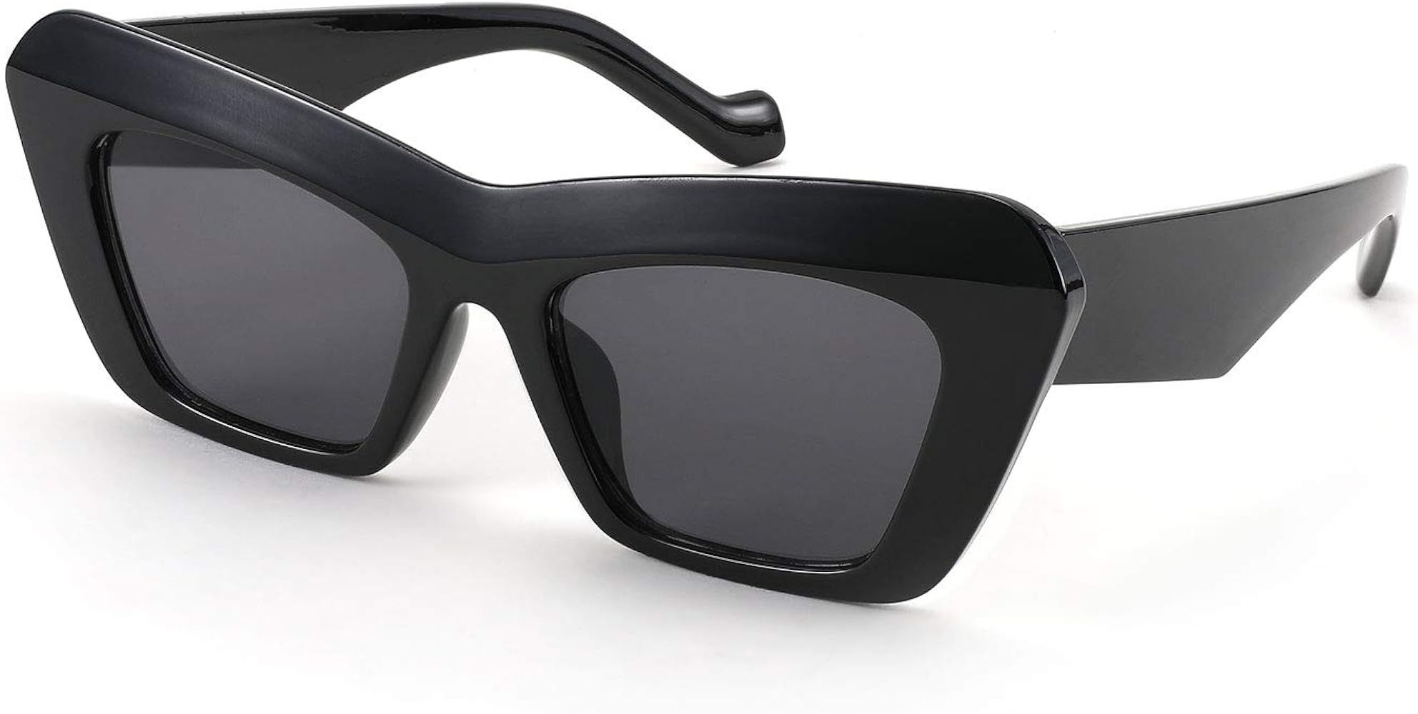Karsaer Vision Retro Vintage Cateye Square Sunglasses Plastic Frame 90s sunglasses Stylish Classic 7 | Amazon (US)