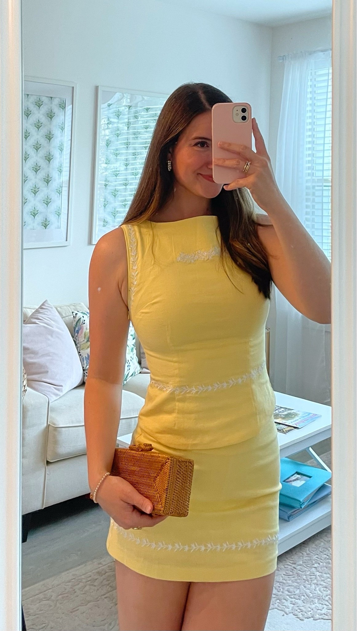 Wearing a size Small in this set 💛✨ The embroidery reminds me of Wedgewood, love it SO much!

Set would be so cute for any girls going through Rush this fall!!! 

Sorority recruitment, rush outfit, sisterhood outfit

#LTKU #LTKootd #LTKgrwm