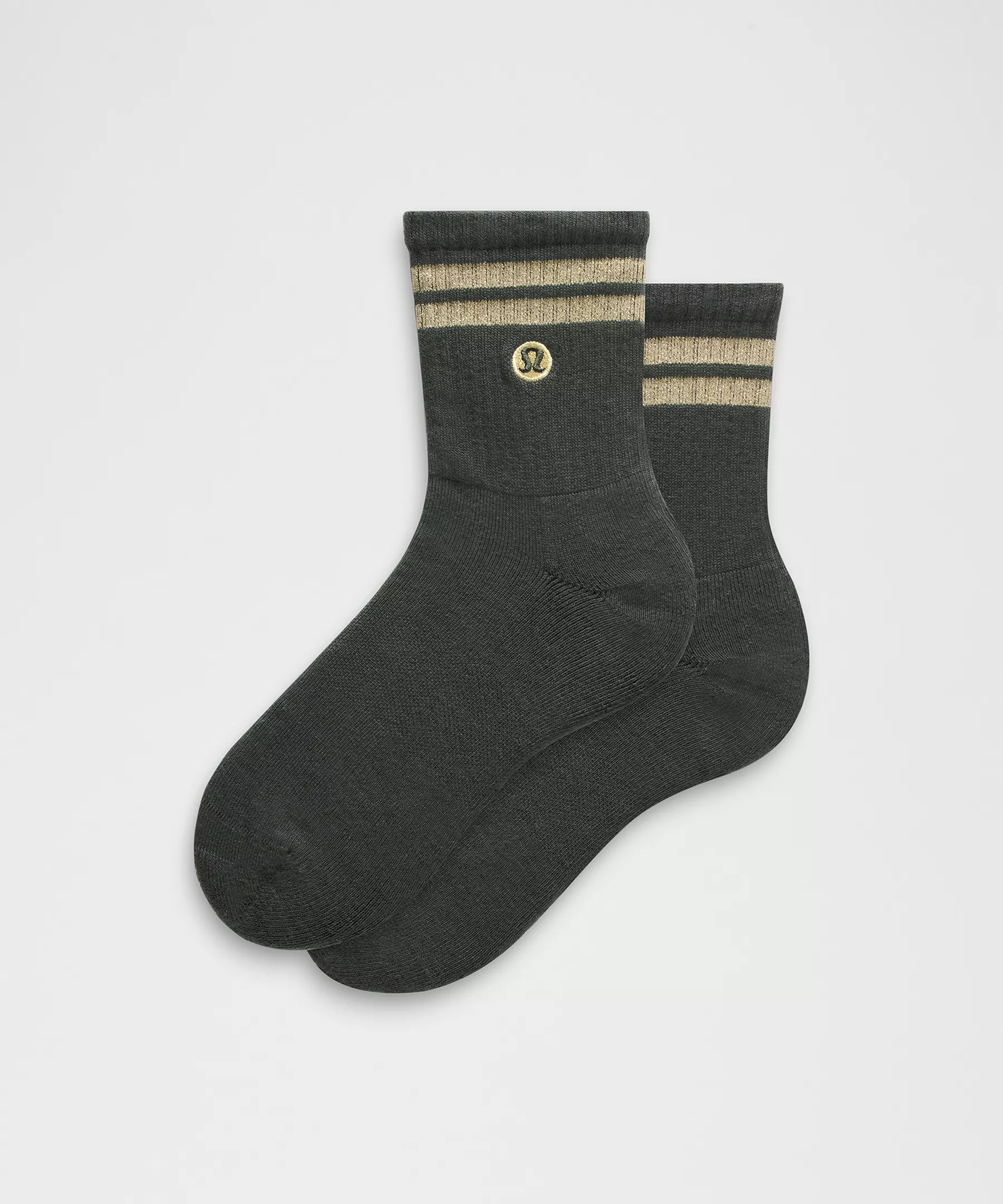 Unisex Daily Essential Quarter Socks Metallic Stripe$14 USD | Lululemon (US)