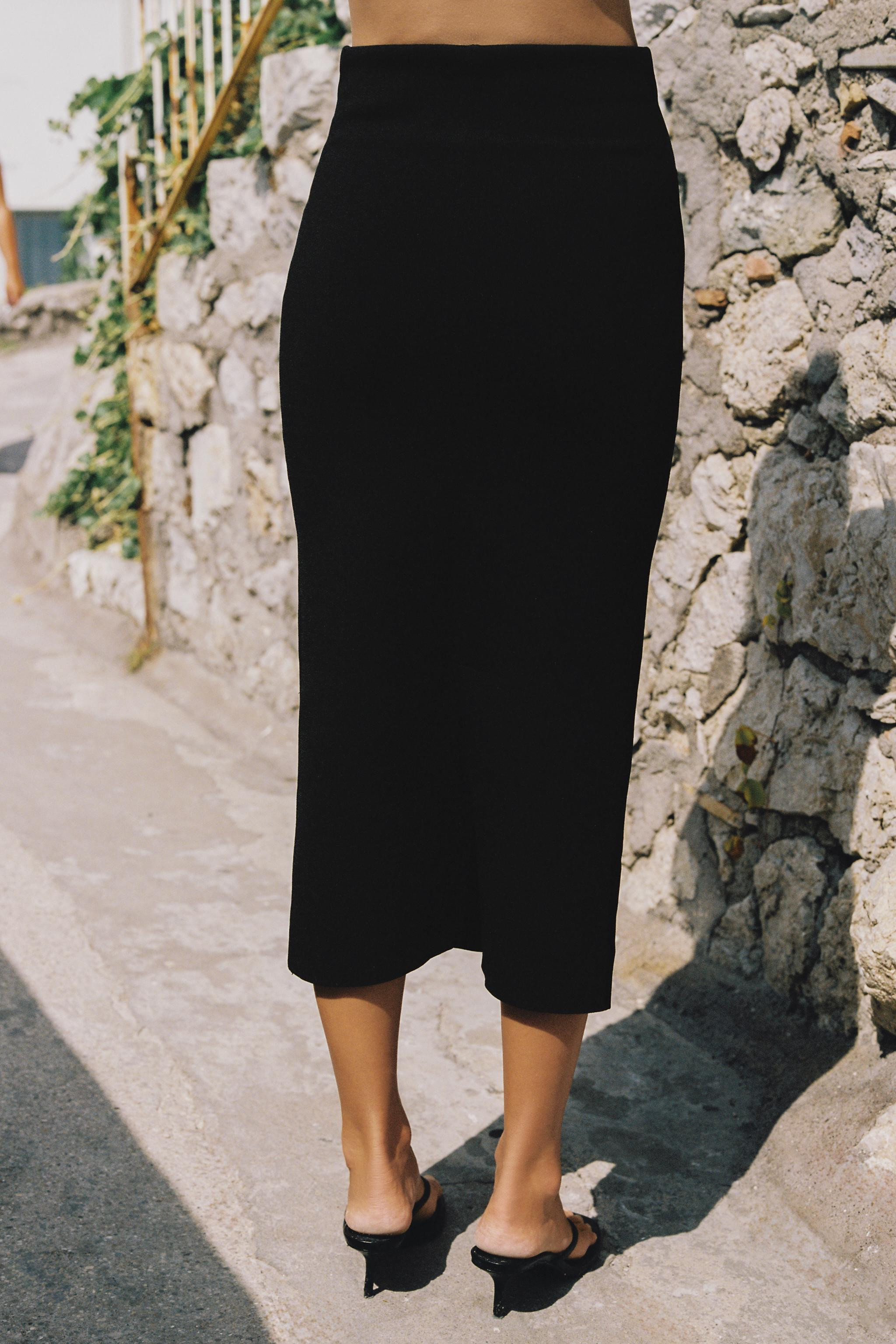 KNIT MIDI SKIRT | Zara Canada