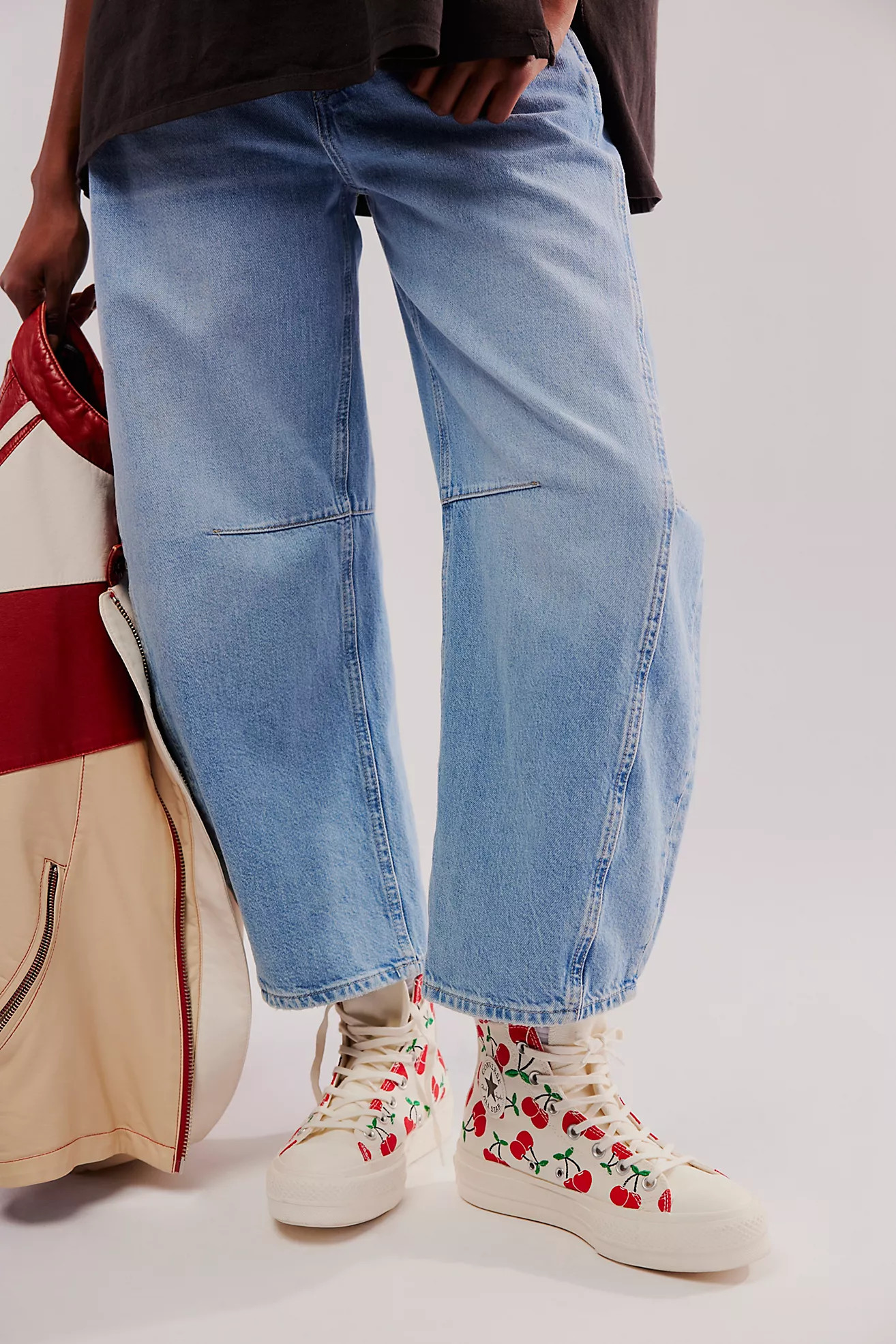 Chuck Taylor All Star Hi Lift Cherries Sneakers | Free People (Global - UK&FR Excluded)