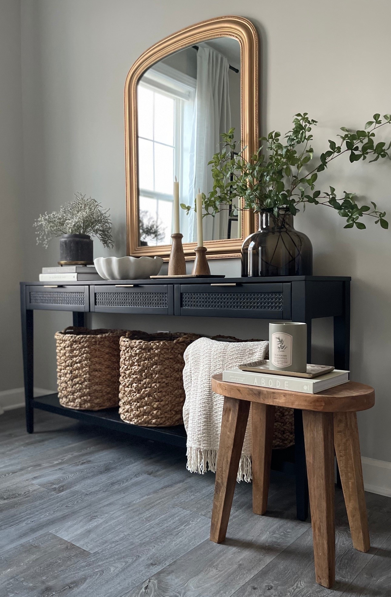 My console table is on sale and my stool is back in stock!! A lot of the decor is discontinued 

#LTKHome #LTKSaleAlert #LTKSeasonal