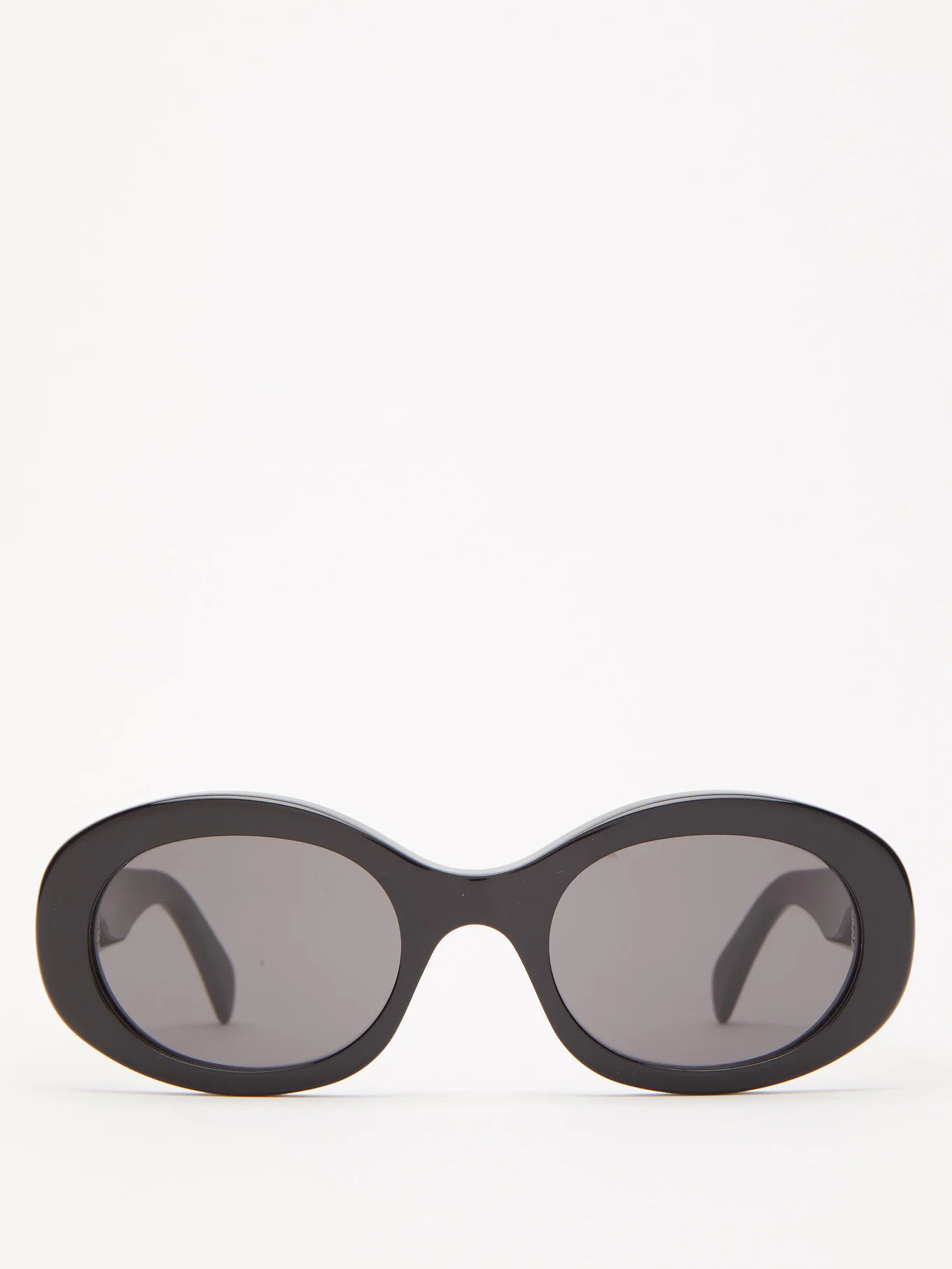Triomphe oval acetate sunglasses | Matches (UK)