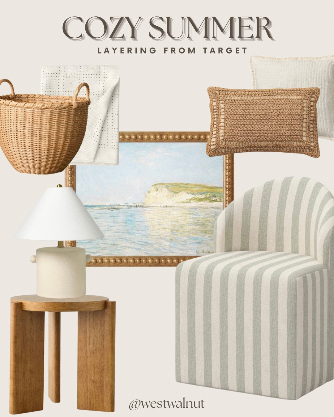 Keeping your space breezy for summertime but still layered up for a welcome homey feel is everything!! I’m loving these cozy summer pieces  at Target and how well they layer up! 🐚🧺

#targetfinds #targethome #cozymodern #homedecor #cozyhome
