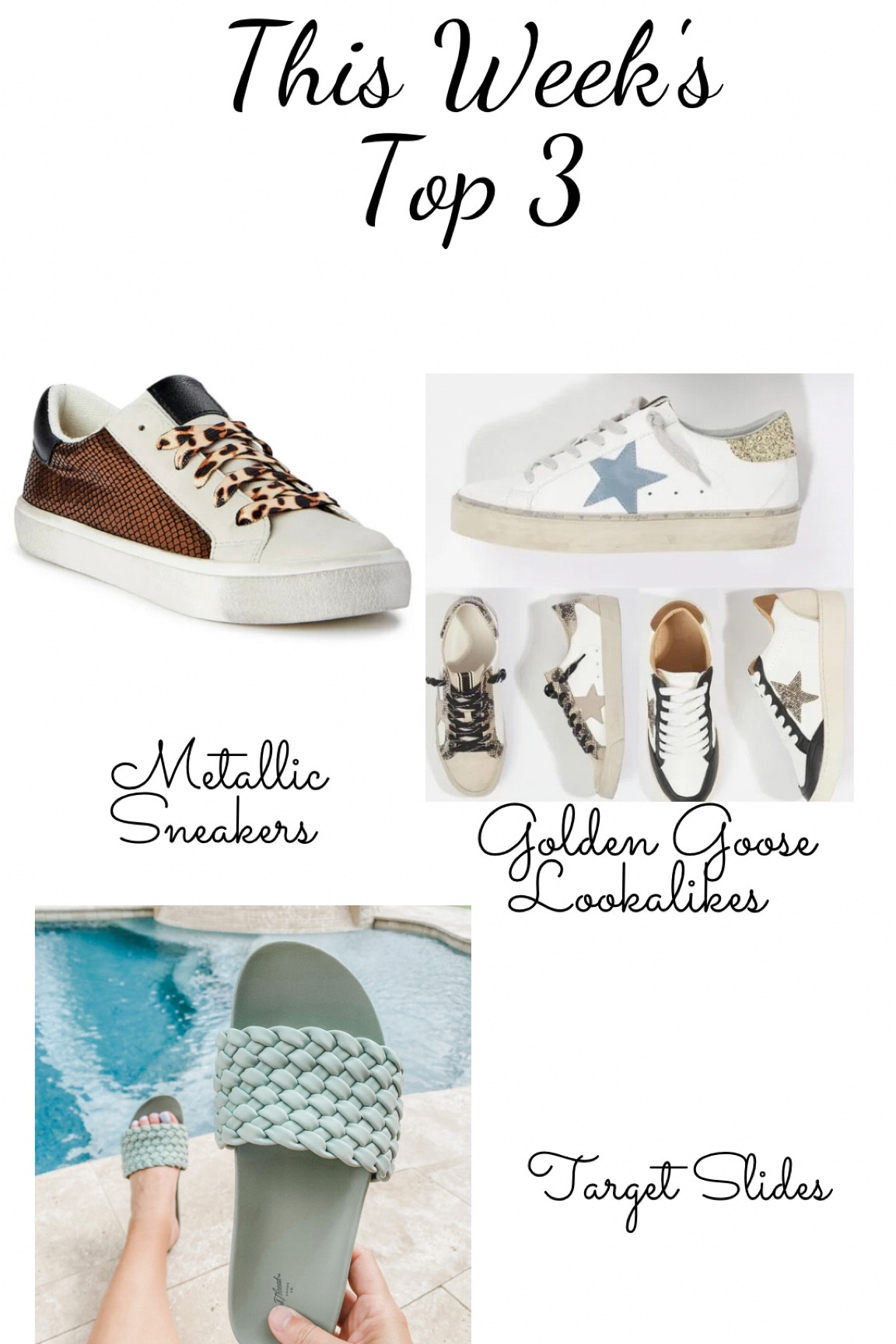 The top 3 items from our instagram for the week of September 5, 2022

#LTKunder100 #LTKshoecrush