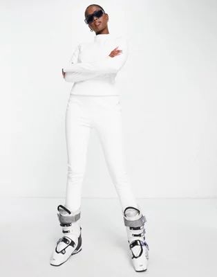 Missguided Ski high waisted stirrup leggings in white | ASOS (Global)