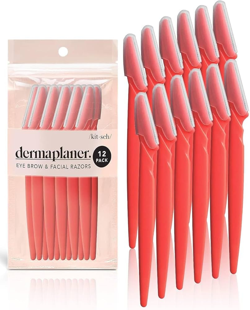 Kitsch Dermaplaning Tool - Face Razors for Women | Eyebrow Razor & Face Shaver | Holiday Gift | F... | Amazon (US)