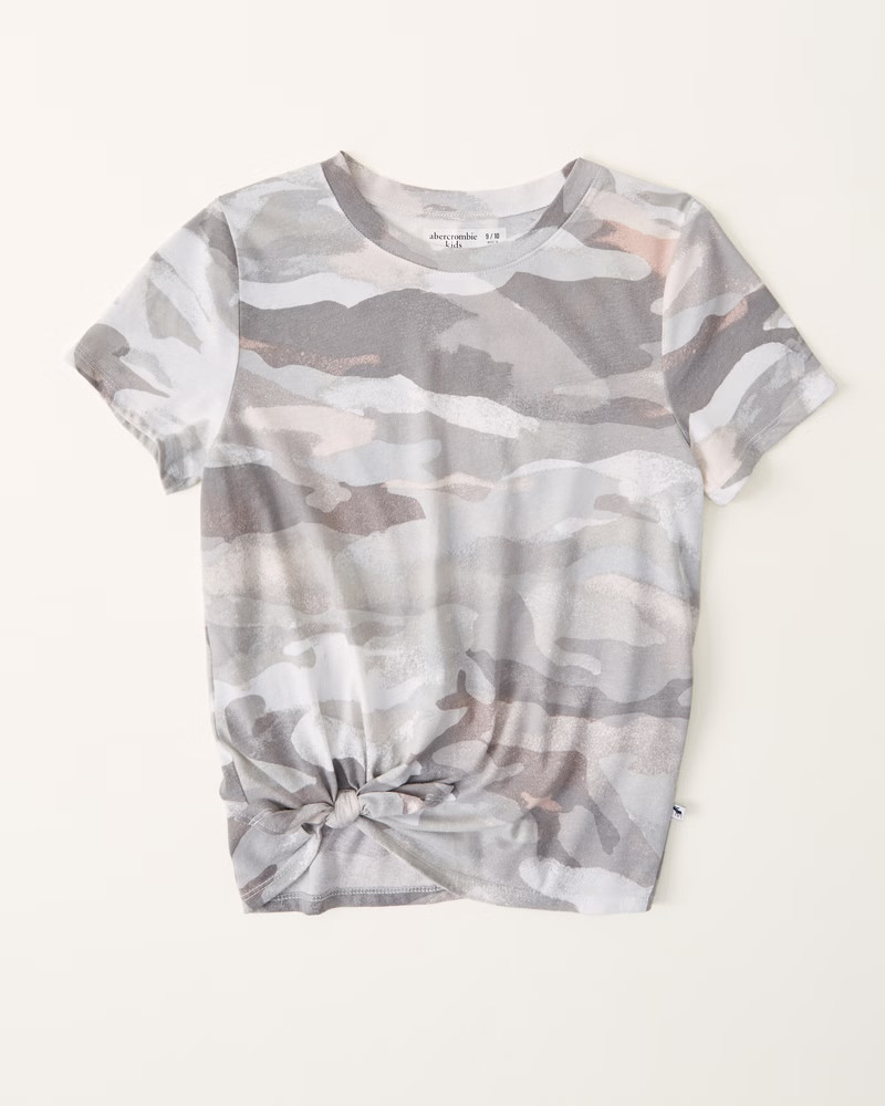 camo side-tie tee | Abercrombie & Fitch (US)