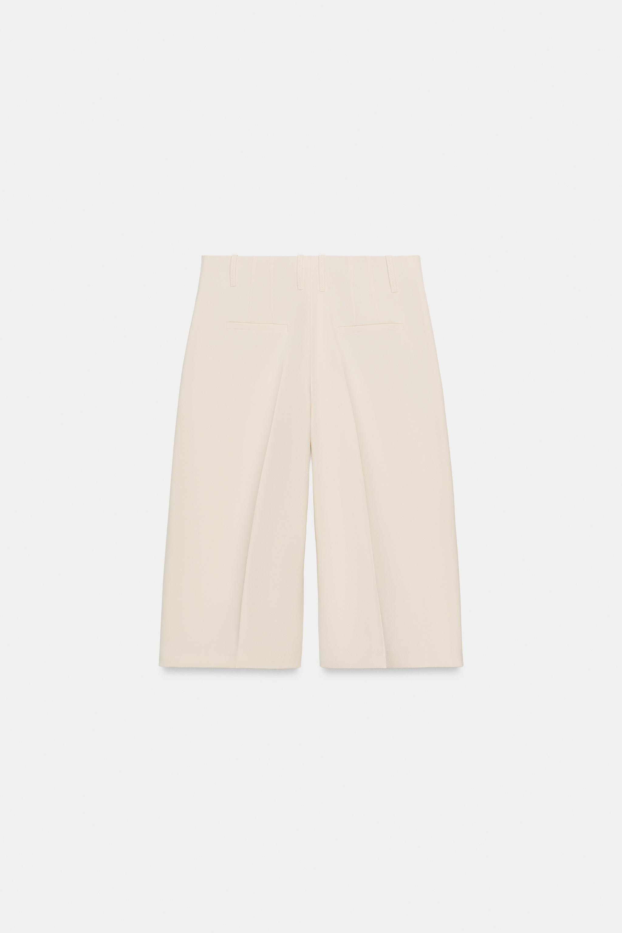 TRF MID-RISE CAPRI JEANS | Zara US