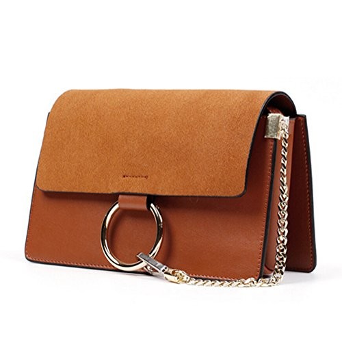 Actlure Genuine Leather Crossbody Shoulder Bag Purse Chain link | Amazon (US)