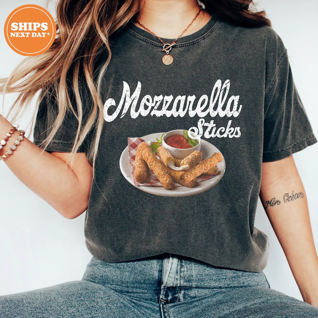 Mozzarella Sticks 90's T-Shirt | Funny Mozzarella Sticks | Funny Meme Shirt | Funny Meme T-shirt ... | Etsy (US)