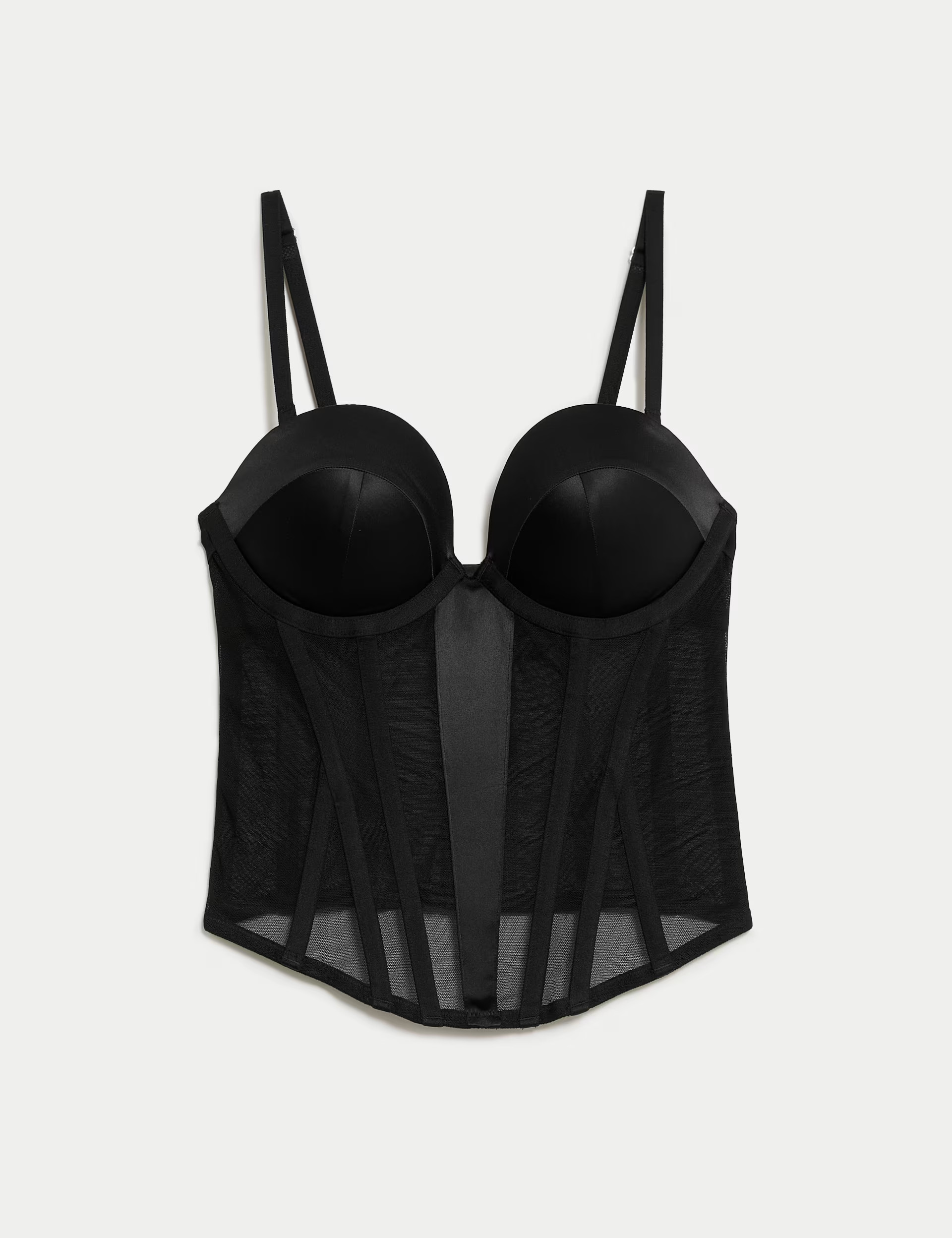 ContourWear Satin & Mesh Wired Corset A-E | Marks & Spencer (UK)