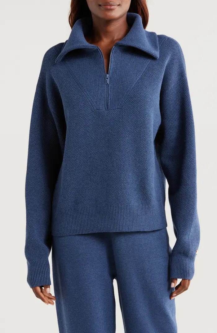 Lunya Half Zip Organic Cotton Blend Pullover | Nordstrom | Nordstrom