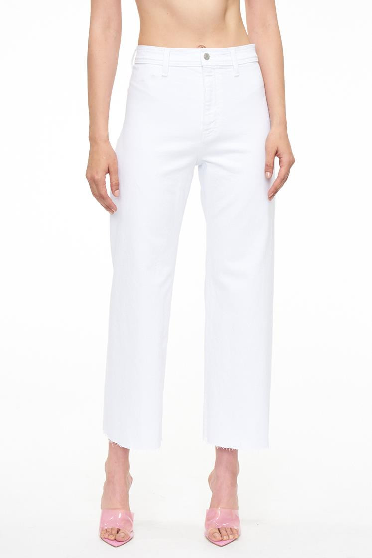 Penny Crop High Rise Leg in Blizzard | South Moon Under