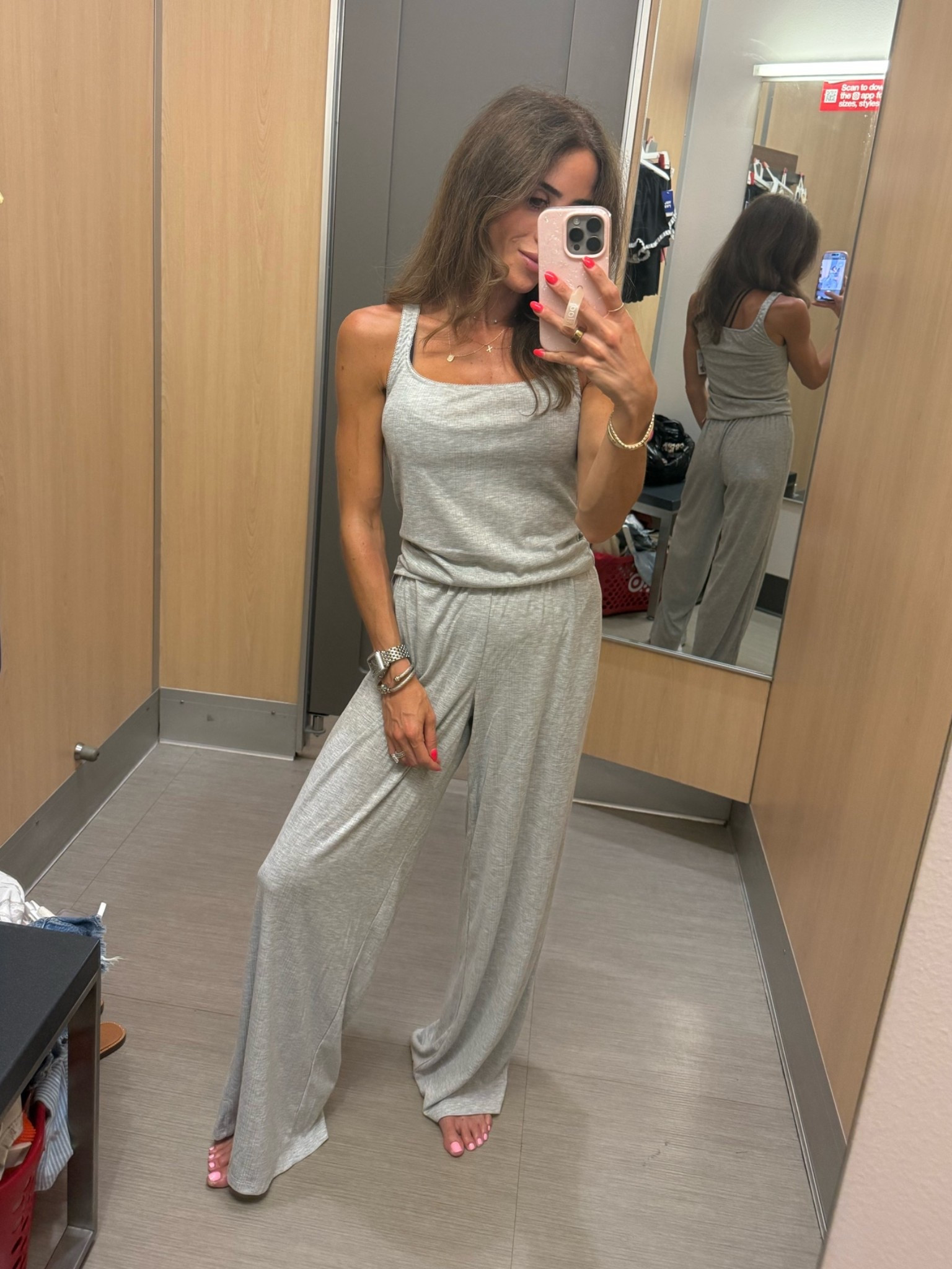 Super soft grey pajama set for summer. Wearing smallest size

#LTKPetite #LTKSeasonal