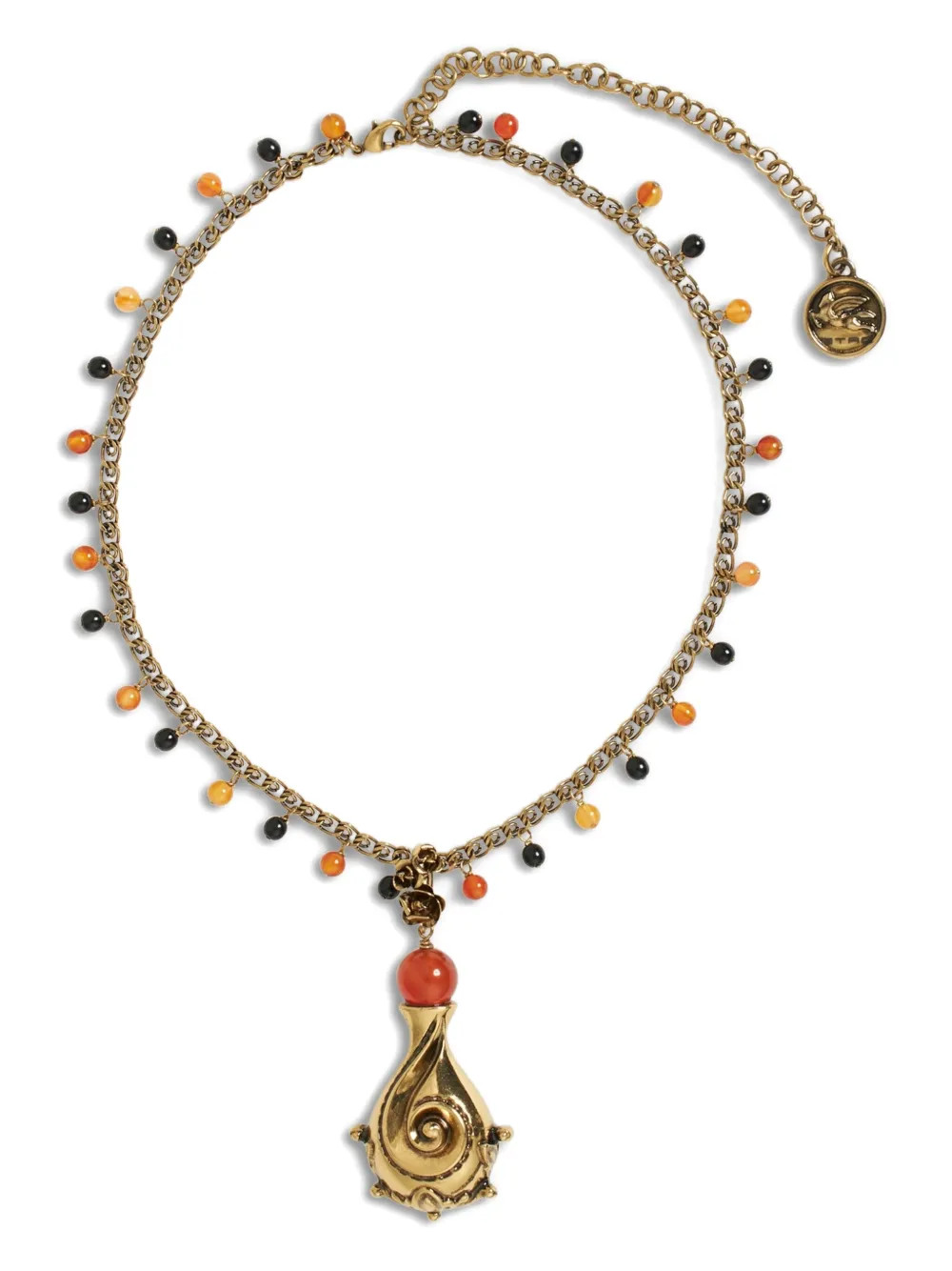 ETRO bead-pendant Necklace | Gold | FARFETCH | Farfetch Global