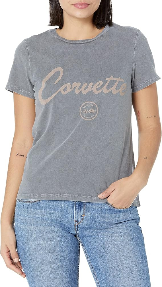 Lucky Brand Women's Short Sleeve Corvette Classic Crew Tee | Amazon (US)