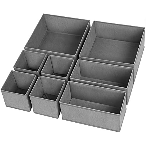 Drawer Organizer Clothes, 8 Pack Underwear Drawer Organizer, Foldable Closet Organizers and Storage  | Amazon (US)