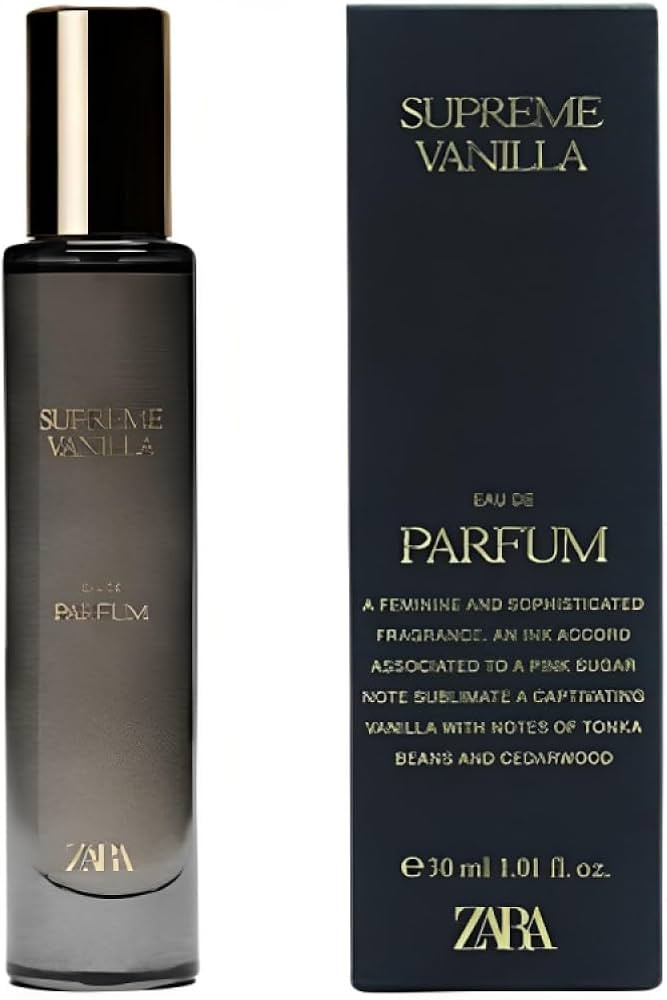Zara Supreme Vanilla Perfume for Women EDP Eau De Parfum 30 ML (1.0 FL. OZ) | Amazon (US)