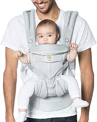 Ergobaby Carrier, Omni 360 All Carry Positions Baby Carrier with Cool Air Mesh,  Pearl Grey | Amazon (US)