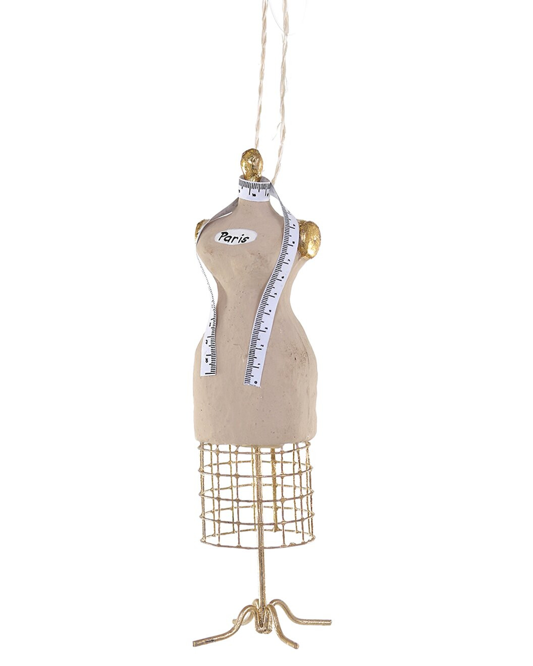 French Dress Form Ornament | Gilt & Gilt City