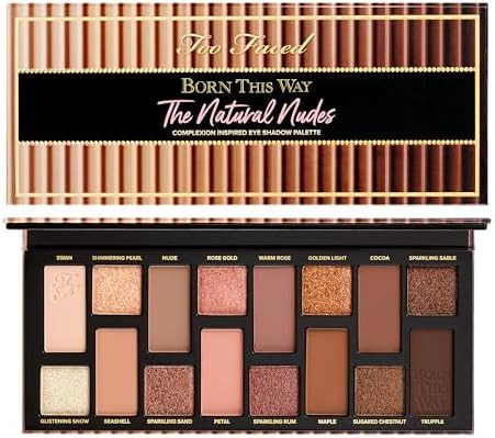 Too Faced Born This Way The Natural Nudes Eye Shadow Palette | High Pigment + Shimmer, 0.42 Ounce | Amazon (US)