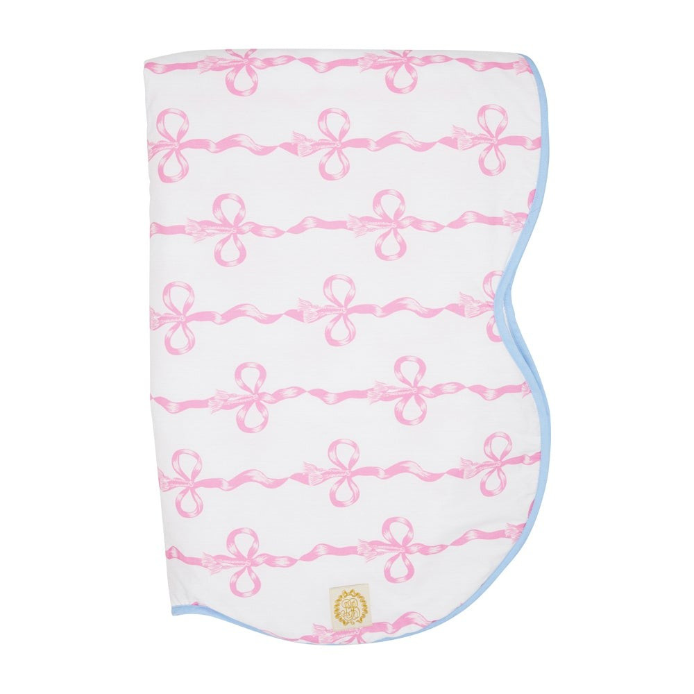 Tummy Time Throw - Tassel & Trim with Beale Street Blue | The Beaufort Bonnet Company