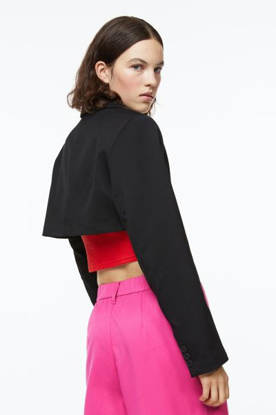 Twill Crop Blazer | H&M (US + CA)