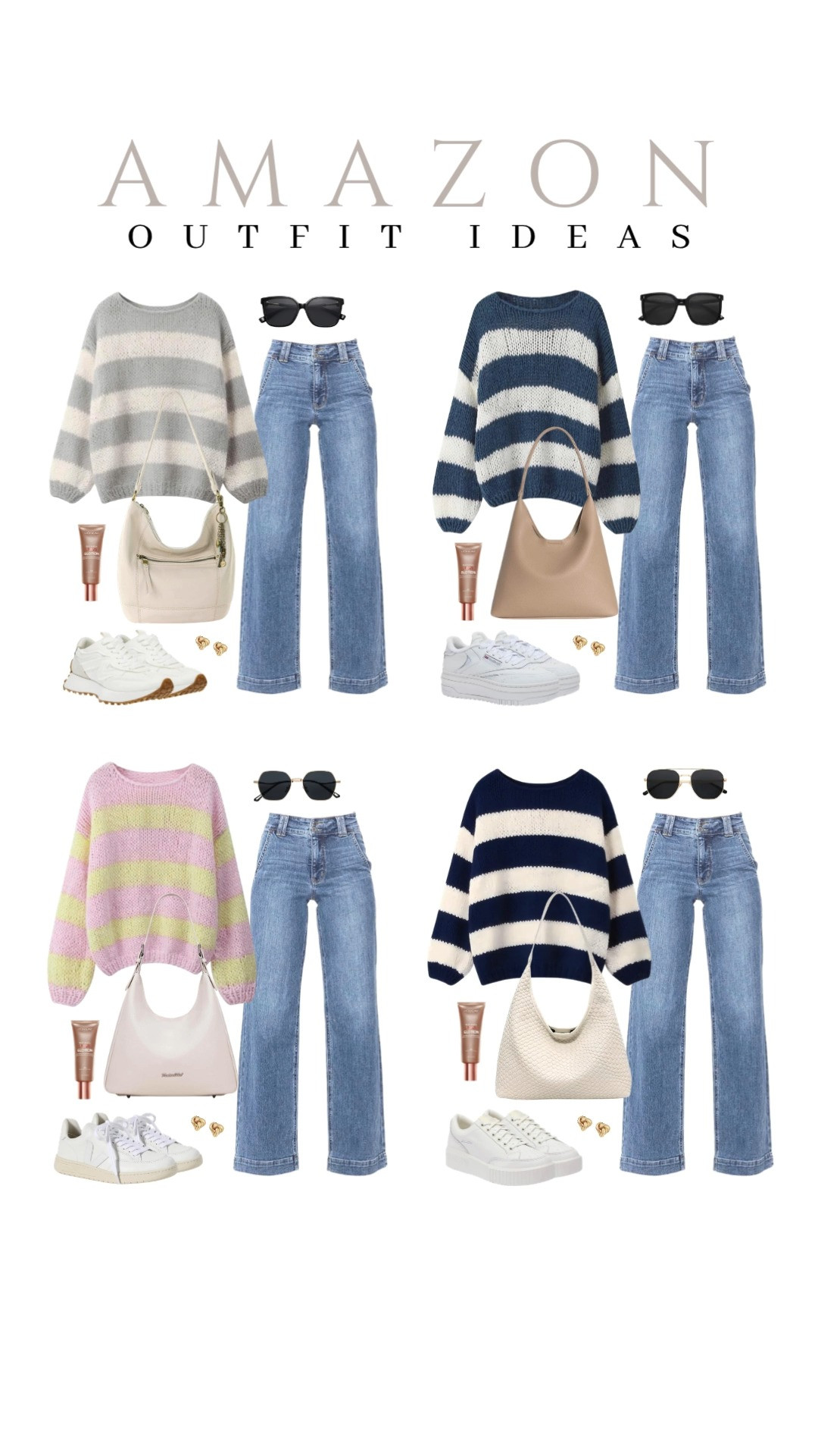 Looking for a comfortable outfit for your daily errands or travel? Check out these different ideas you can create with a sweater and jeans. 

 #LTKSeasonal #LTKSaleAlert #LTKTravel