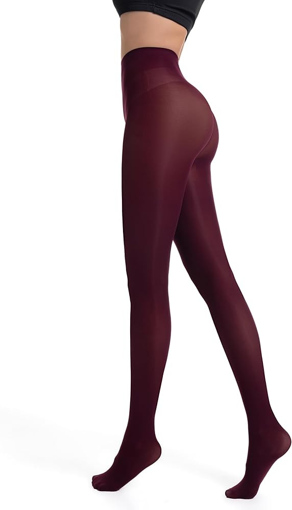 Frola 40D Opaque Tights for Women Soft Silky Solid Color Footed Pantyhose | Amazon (CA)