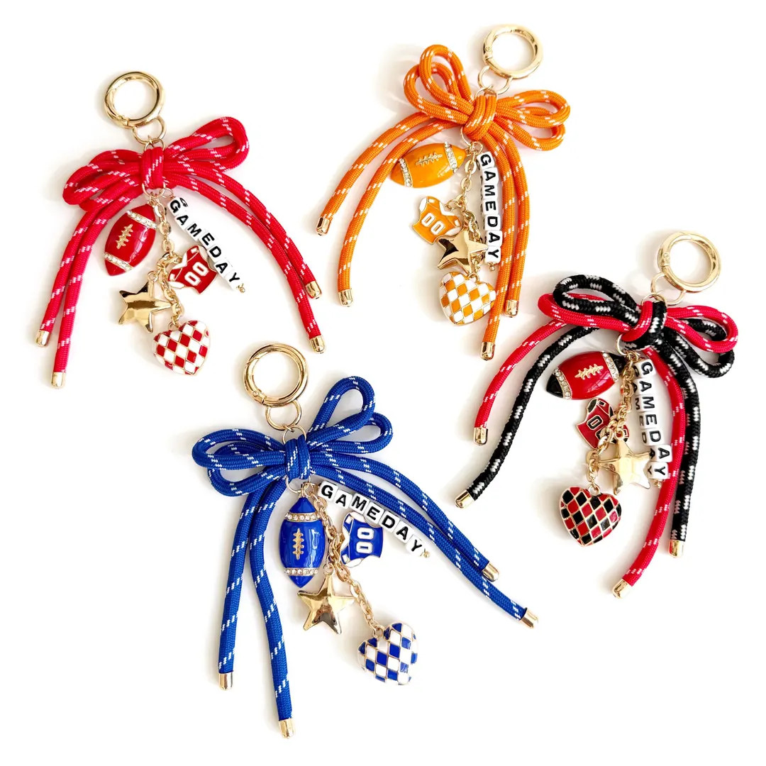 Game Day Keychain / Bag Charm, Game Day Accessories, Football Season Keychain, Football Bag Charm... | Etsy (US)