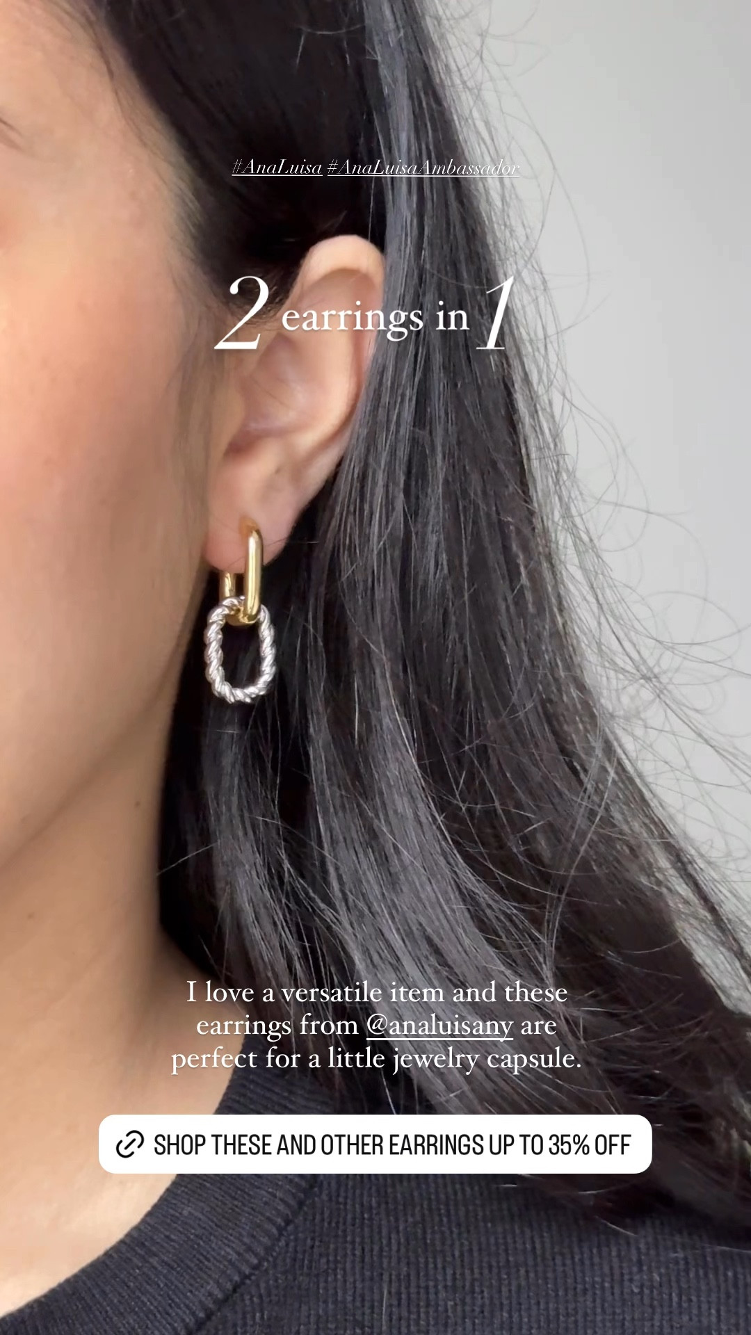 I love a versatile piece and these earrings are perfect because you can wear them two ways!

#AnaLuisa #AnaLuisaAmbassador

#LTKSaleAlert