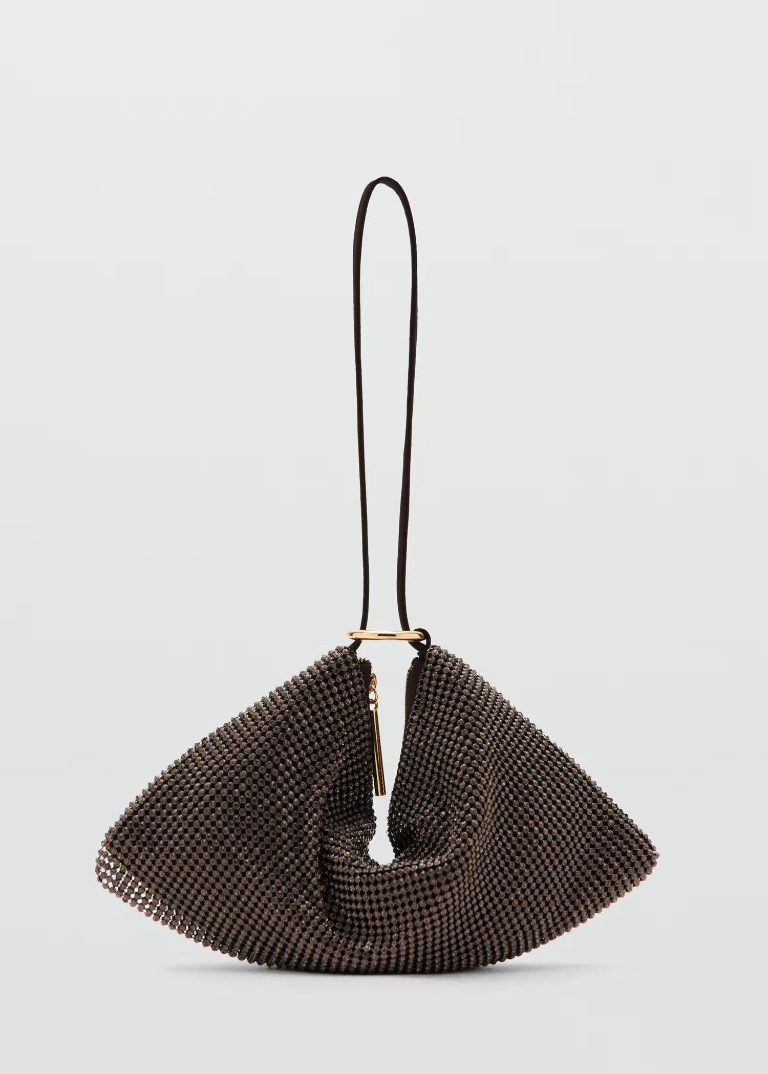 Handtas met strassteentjes | Mango EU