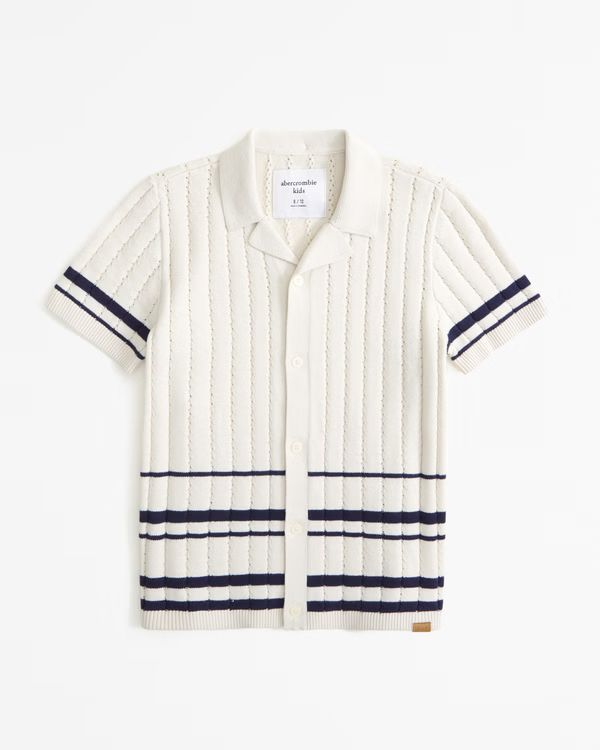 boys button-through sweater polo | boys clearance | Abercrombie.com | Abercrombie & Fitch (US)