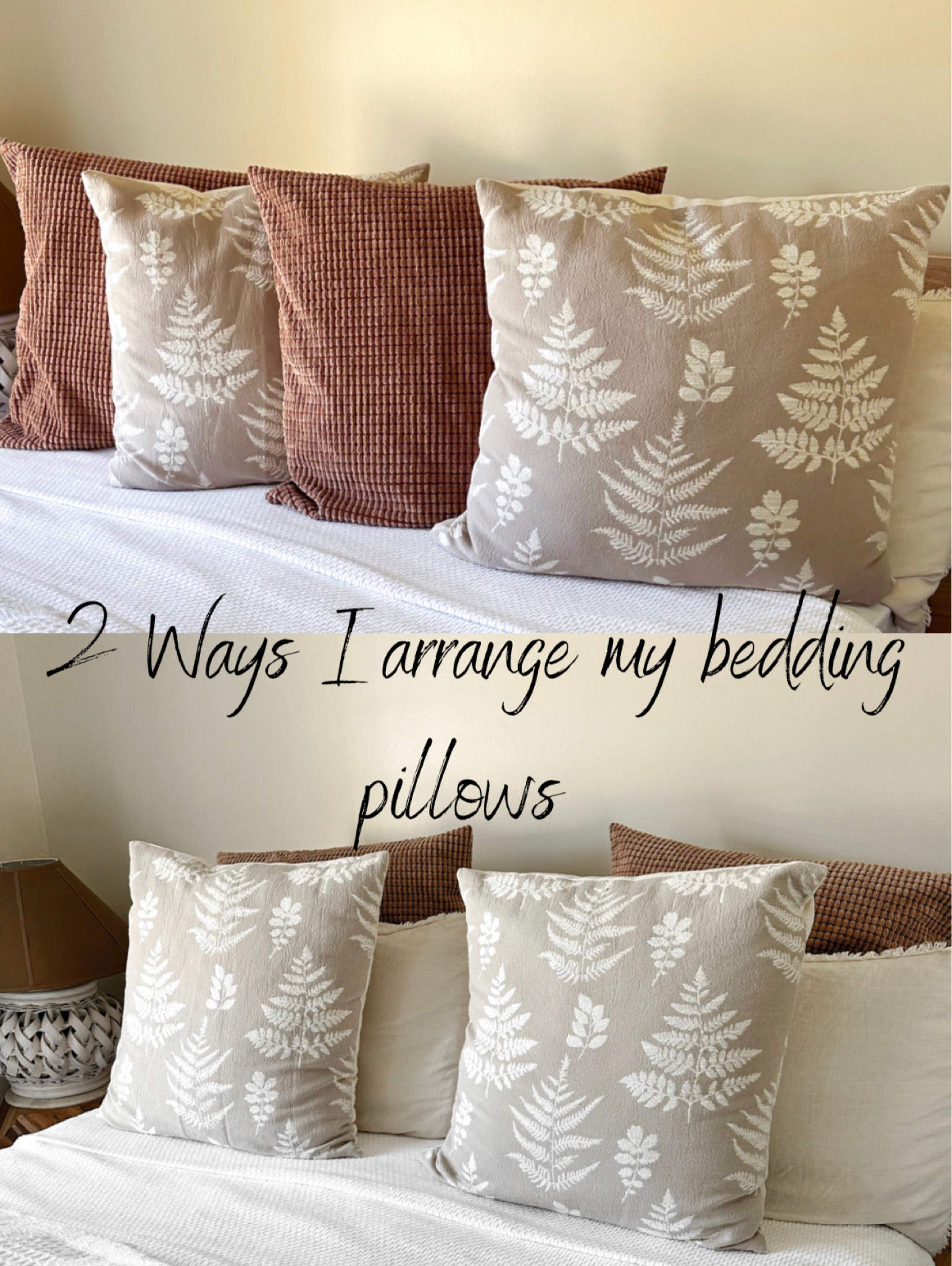 2 ways I style my bedding! 

#LTKhome